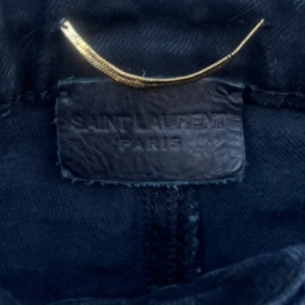 Saint Laurent Black Denim Skinny Jeans 27 - Picture 4 of 7